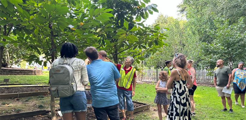 Celine Richard, Horticulture Agent, Recognized for Pawpaw Field Day